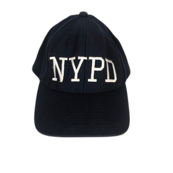 NYPD‎ Adjustable Hat Cap Blue White Embroidered Letters Collegiate - Picture 1 of 6
